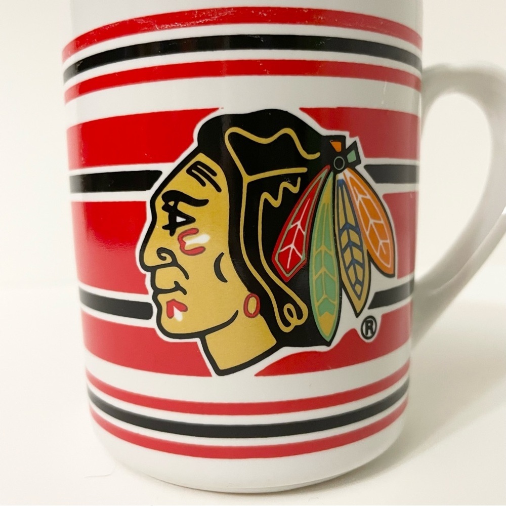 Vintage Chicago Blackhawks Mug NHL Cup